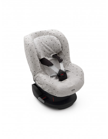 Husa de bumbac pentru scaune auto grupa I Dooky Light Grey