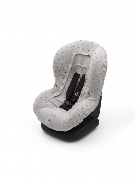 Husa de bumbac pentru scaune auto grupa I Dooky Light Grey