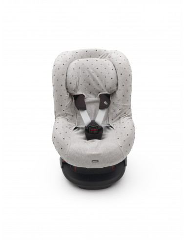 Husa de bumbac pentru scaune auto grupa I Dooky Light Grey