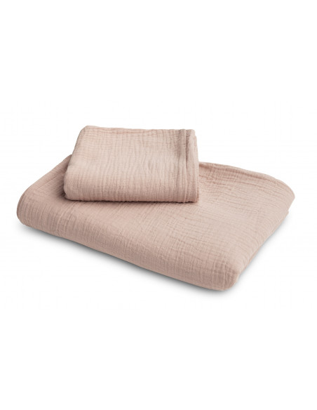 Lenjerie de pat 2 piese Sensillo muselina 100x135 / 60x40 cm