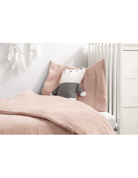 Lenjerie de pat 2 piese Sensillo muselina 100x135 / 60x40 cm