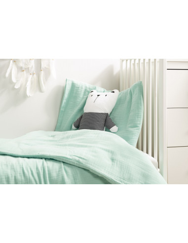 Lenjerie de pat 2 piese Sensillo muselina 100x135 / 60x40 cm