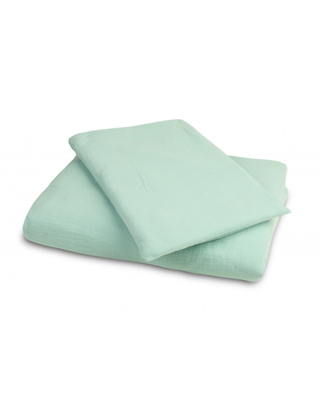 Lenjerie de pat 2 piese Sensillo muselina 100x135 / 60x40 cm