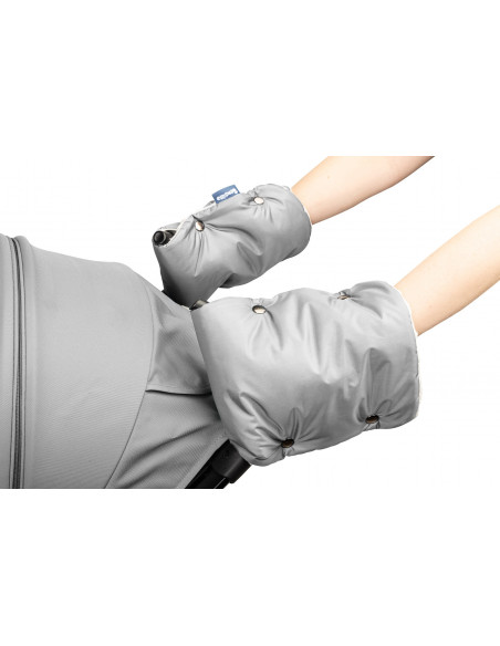 Manusi Minky pentru manerul caruciorului Gri,SILLO-85091