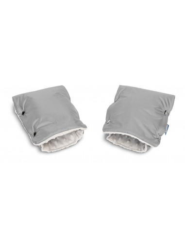 Manusi Minky pentru manerul caruciorului Gri,SILLO-85091