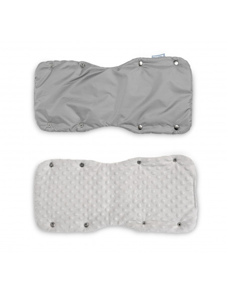 Manusi Minky pentru manerul caruciorului Gri,SILLO-85091