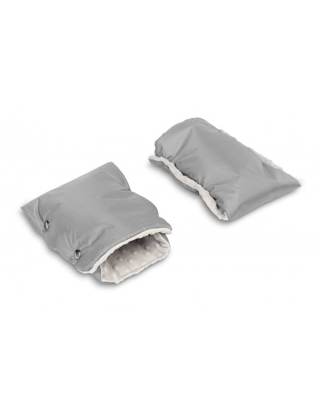 Manusi Minky pentru manerul caruciorului Gri,SILLO-85091