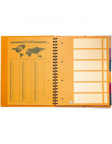 Caiet cu spirala A4+ OXFORD International Organiserbook, 80