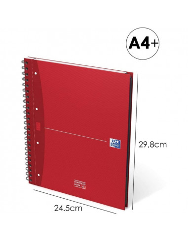 Caiet cu spirala A4+ OXFORD Essentials Europeanbook, 120 file