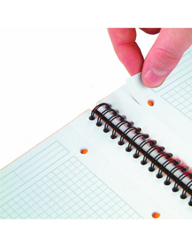 Caiet cu spirala A5+ OXFORD Int. Notebook, 80 file 80g/mp, 10