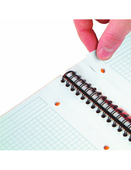 Caiet cu spirala A5+ OXFORD Int. Notebook, 80 file 80g/mp, 10