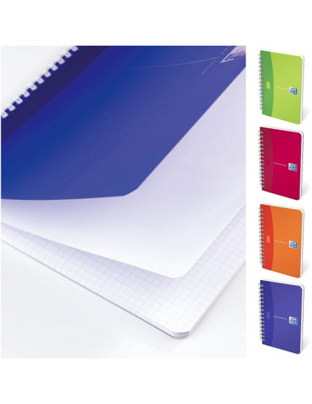 Caiet cu spirala 9 x 14cm, OXFORD MyColours, 90 file 90g/mp