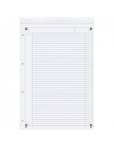 Blocnotes A4+ OXFORD International Notepad, 80 file 90g/mp, 4