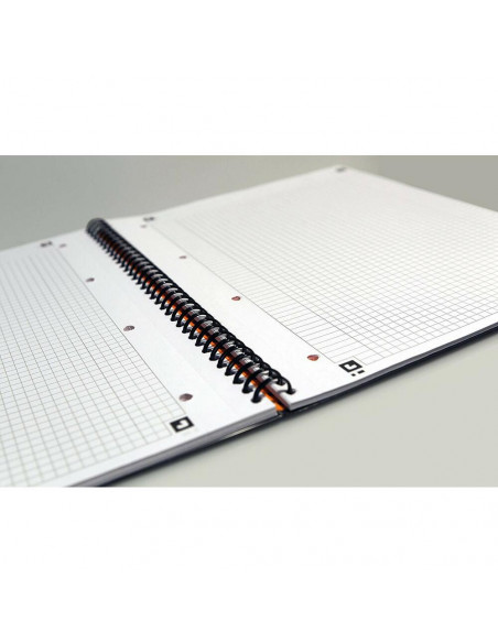 Caiet cu spirala A4+ OXFORD Int. Notebook, 80 file 80g/mp, 4