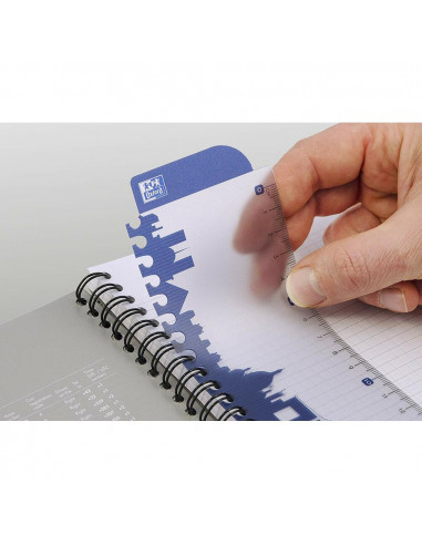 Caiet cu spirala A4+ OXFORD Essentials Collegebook, 90 file