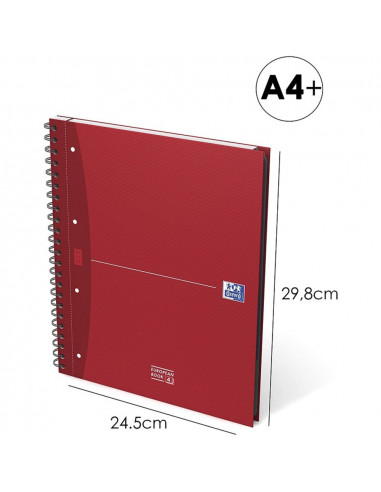 Caiet cu spirala A4+ OXFORD Essentials Europeanbook, 120 file