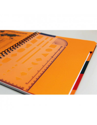 Caiet cu spirala A4+ OXFORD International Managerbook, 80 file