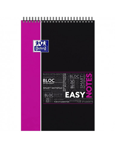 Blocnotes cu spirala A4+ OXFORD Student Easynotes, 80 file