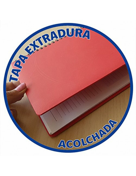 Caiet cu spirala A5+ OXFORD Beauty Multitask, coperta rigida