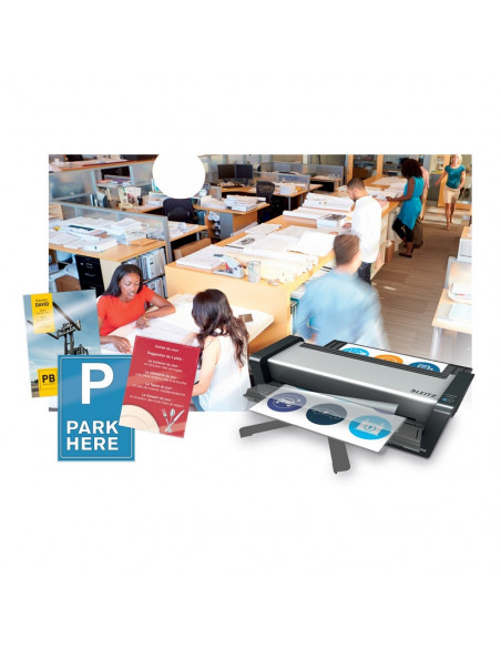 Laminator LEITZ iLAMTouch Turbo Pro, A3, kit folii laminare Laminator LEITZ iLAMTouch Turbo Pro, A3, kit folii laminare