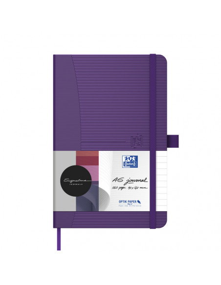 Caiet cu elastic, 9x14cm, OXFORD, coperta carton rigid, 80 file