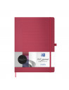 Caiet cu elastic, B5, OXFORD, coperta carton rigid, buzunar, 80