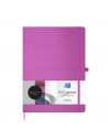 Caiet cu elastic, B5, OXFORD, coperta carton rigid, buzunar, 80