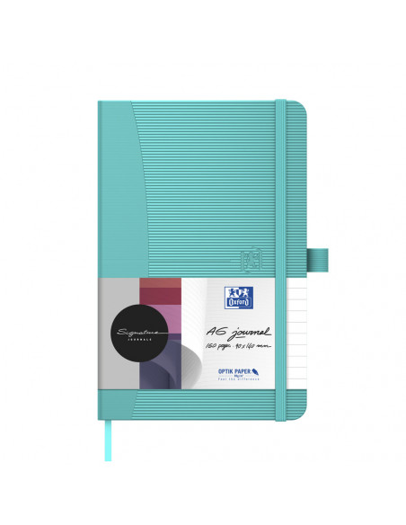 Caiet cu elastic, 9x14cm, OXFORD, coperta carton rigid, 80 file