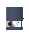 Caiet cu elastic, A5, OXFORD, coperta carton rigid, buzunar, 80