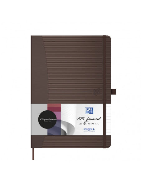 Caiet cu elastic, A5, OXFORD, coperta carton rigid, buzunar, 80