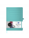 Caiet cu elastic, A5, OXFORD, coperta carton rigid, buzunar, 80