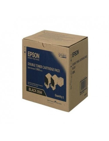 Cartus Toner Original Epson C13S050594 Negru, 2x6000
