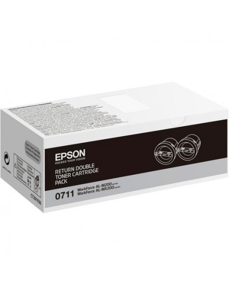 Cartus toner Epson Black Return S050711 2buc/pac,C13S050711 Cartus toner Epson Black Return S050711 2buc/pac,C13S050711