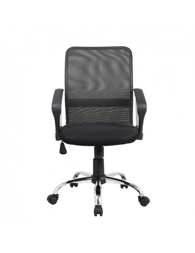 Scaun de birou, brate plastic, rotile, mesh textil/stofa