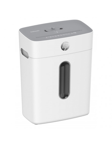 HP-2801,Distrugator de documente HP OneShred 8CC - 8 coli, cross cut (5 x 18mm), nivel securitate 4