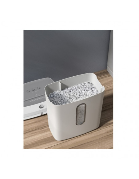 HP-2802,Distrugator de documente HP OneShred 12CC - 12 coli, cross cut (4 x 35mm), nivel securitate 4