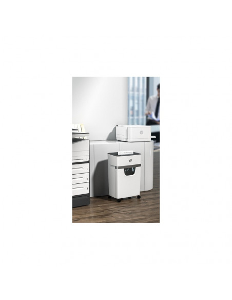HP-2803,Distrugator de documente HP OneShred 15CC - 15 coli, cross cut (4 x 35mm), nivel securitate 4