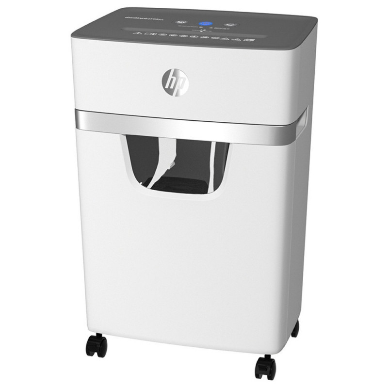 HP-2804,Distrugator de documente HP OneShred 10MC - 10 coli, micro cut (2 x 15mm), nivel securitate 5