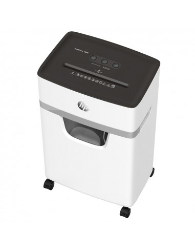 HP-2804,Distrugator de documente HP OneShred 10MC - 10 coli, micro cut (2 x 15mm), nivel securitate 5