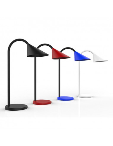 Lampa de birou, cu LED, UNILUX Sol - alba,UL-400077404
