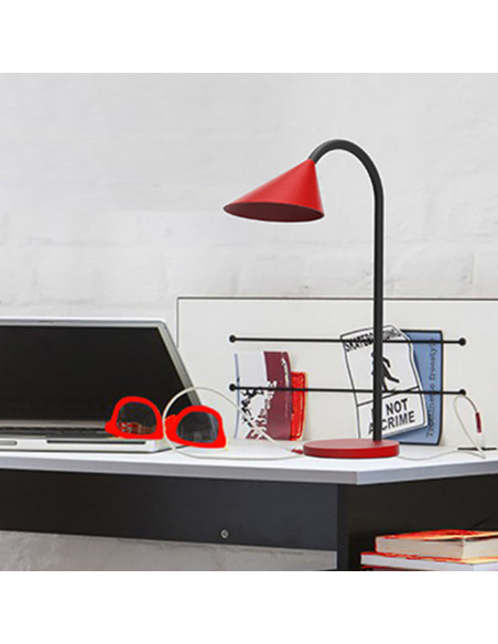 Lampa de birou, cu LED, UNILUX Sol - rosie,UL-400077406