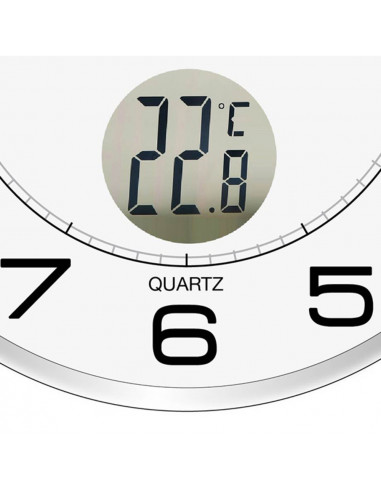 Ceas de perete UNILUX Tempus - gri/alb,UL-400094592