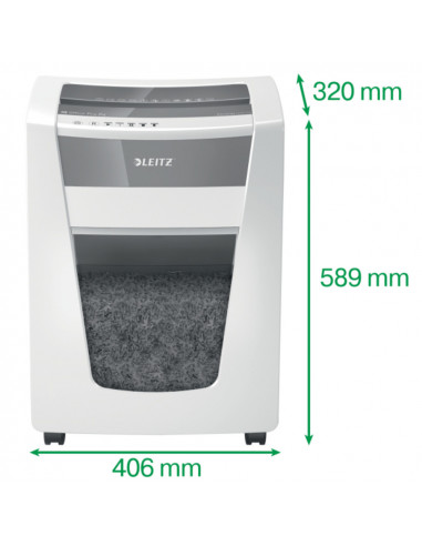 Distrugator documente manual LEITZ IQ Office Pro, P4, cross-cut