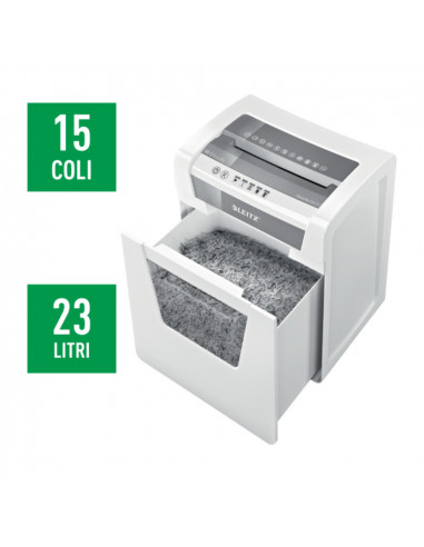 Distrugator documente manual LEITZ IQ Office, P4, cross-cut