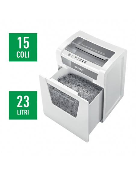 Distrugator documente manual LEITZ IQ Office, P4, cross-cut