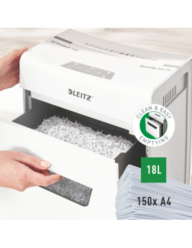 Distrugator documente manual LEITZ IQ Protect 10X, P4
