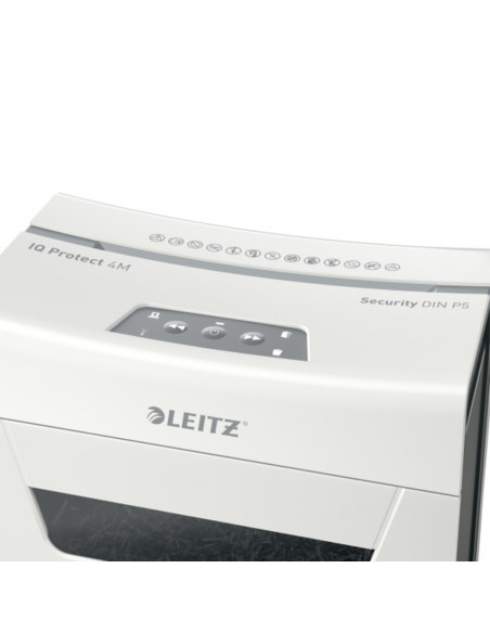 Distrugator documente manual LEITZ IQ Protect 4M, P5, micro-cut