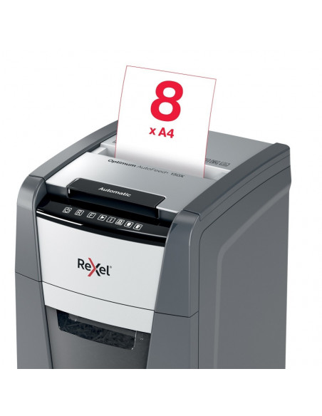 Distrugator documente automat REXEL OPTIMUM 150X, P4, cross-cut