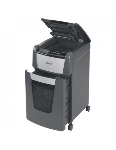 Distrugator documente automat REXEL OPTIMUM 225M, P5, micro-cut