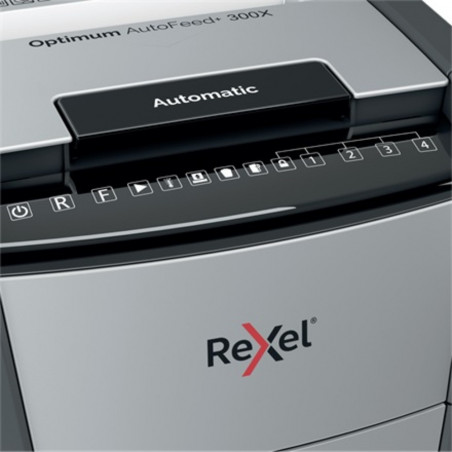 Distrugator documente automat REXEL OPTIMUM 300X, P4, cross-cut